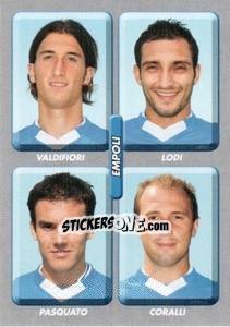 Sticker Valdifiori / Lodi / Pasquato / Coralli - Calciatori 2008-2009 n. 531 - Panini