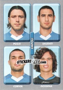 Cromo Poszzi / Saudati / Corvia / Dossena - Calciatori 2008-2009 - Panini