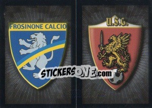Sticker Scudetto(Frosinone/Grosseto) - Calciatori 2008-2009 - Panini