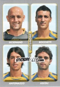 Figurina Sicignano / bocchetti / antonazzo / ascoli - Calciatori 2008-2009 - Panini