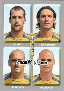 Sticker Guidi / Nocentini / Scarlato / Giubilato - Calciatori 2008-2009 - Panini