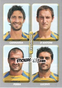 Figurina Cannarsa / d'Antoni / perra / lucenti - Calciatori 2008-2009 - Panini