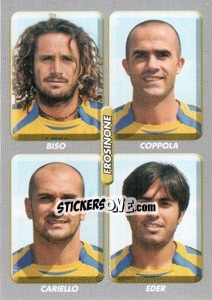 Sticker Biso / Coppola / Cariello / Eder - Calciatori 2008-2009 n. 538 - Panini