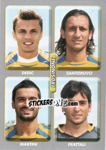 Figurina Dedic / santoruvo / martini / frattali - Calciatori 2008-2009 - Panini