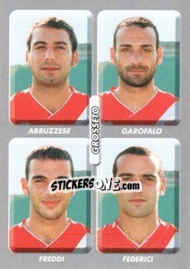 Sticker Abruzzese / garofalo / freddi / federici - Calciatori 2008-2009 - Panini