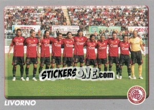 Figurina Squadra (Livorno) - Calciatori 2008-2009 - Panini