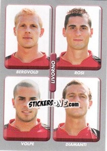 Sticker Bergvold / Rosi / Volpe / Diamanti - Calciatori 2008-2009 n. 551 - Panini