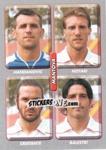 Sticker Handanovic / notari / cristante / balestri - Calciatori 2008-2009 - Panini