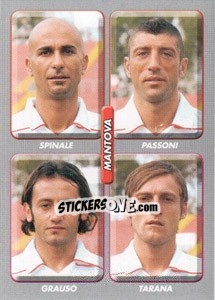 Sticker Spinale / Passoni / Grauso / Tarana - Calciatori 2008-2009 - Panini
