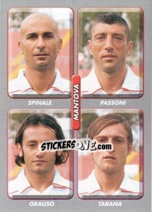 Sticker Spinale / Passoni / Grauso / Tarana - Calciatori 2008-2009 n. 556 - Panini