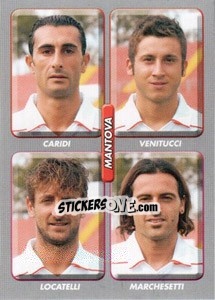 Sticker Caridi / venitucci / locatelli / marchesetti - Calciatori 2008-2009 n. 557 - Panini