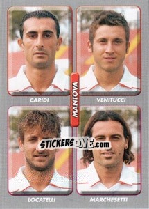 Figurina Caridi / venitucci / locatelli / marchesetti - Calciatori 2008-2009 - Panini