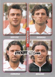 Sticker Sedivec / Godeas / Corona / Bellodi - Calciatori 2008-2009 n. 558 - Panini