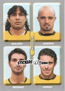 Cromo Bolano / Amerini / Troiano / Longo - Calciatori 2008-2009 - Panini