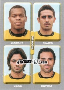 Sticker Biabiany / Pinardi / Gilioli / Oliveira - Calciatori 2008-2009 - Panini