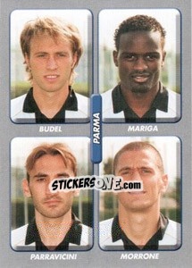 Sticker Budel / mariga / parravicini / morrone - Calciatori 2008-2009 n. 569 - Panini