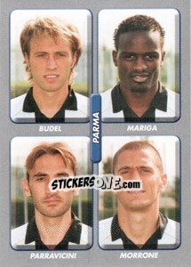 Sticker Budel / mariga / parravicini / morrone - Calciatori 2008-2009 - Panini