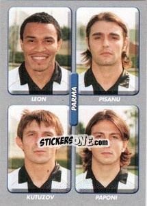 Sticker Leon / Pisanu / Kutuzov / Paponi - Calciatori 2008-2009 n. 570 - Panini