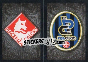 Figurina Scudetto(Piacenza/Pisa) - Calciatori 2008-2009 - Panini