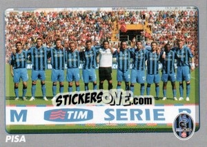 Sticker Squadra (Pisa) - Calciatori 2008-2009 - Panini