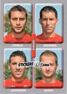 Sticker Vitiello / Regonesi / Catacchini / Basha - Calciatori 2008-2009 - Panini