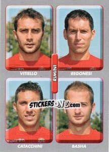 Sticker Vitiello / Regonesi / Catacchini / Basha - Calciatori 2008-2009 n. 588 - Panini