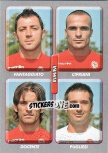 Sticker Vantaggiato / Cipriani / Docente / Pugliesi - Calciatori 2008-2009 n. 591 - Panini