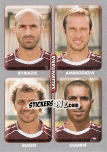 Sticker Kyriazis / Ambrogioni / Russo / Giampa - Calciatori 2008-2009 n. 594 - Panini