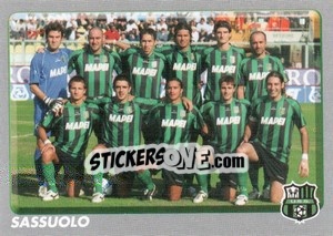 Figurina Squadra (Sassuolo) - Calciatori 2008-2009 - Panini