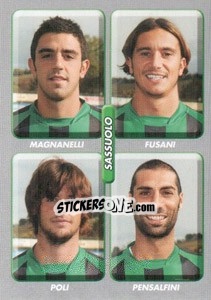 Cromo Magnanelli / Fusani / Poli / Pensalfini - Calciatori 2008-2009 - Panini