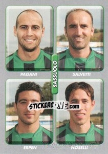 Cromo Pagani / Salvetti / Erpen / Noselli - Calciatori 2008-2009 - Panini