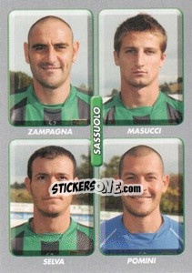 Cromo Zampagna / Masucci / Selva / Pomini - Calciatori 2008-2009 - Panini