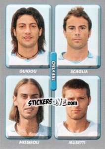 Sticker Guigou / Scaglia / Missiroli / Musetti - Calciatori 2008-2009 n. 609 - Panini