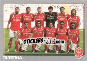 Figurina Squadra (Triestina) - Calciatori 2008-2009 - Panini
