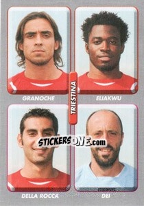 Sticker Granoche / Eliakwu / Della Rocca / Dei - Calciatori 2008-2009 n. 617 - Panini