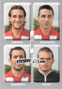 Sticker Sgrigna / Bjelanovic / Margiotta / Frison - Calciatori 2008-2009 n. 623 - Panini