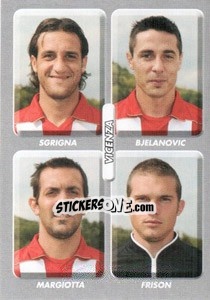 Figurina Sgrigna / Bjelanovic / Margiotta / Frison - Calciatori 2008-2009 - Panini