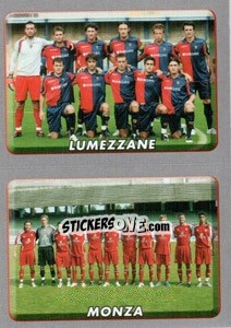 Cromo Squadra (Lumezzane/Monza) - Calciatori 2008-2009 - Panini