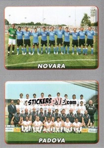 Cromo Squadra (Novara/Padova) - Calciatori 2008-2009 - Panini