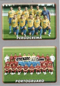 Figurina Squadra (Pergocrema/Portogruaro) - Calciatori 2008-2009 - Panini