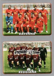 Figurina Squadra (Ravenna/Reggiana) - Calciatori 2008-2009 - Panini