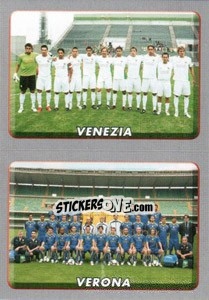Cromo Squadra(Venezia/Verona) - Calciatori 2008-2009 - Panini