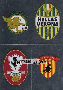 Sticker Scudetto(Venezia/Verona/Arezzo/Benevento) - Calciatori 2008-2009 n. 645 - Panini
