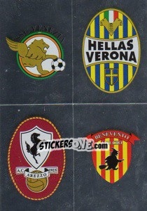 Figurina Scudetto(Venezia/Verona/Arezzo/Benevento) - Calciatori 2008-2009 - Panini