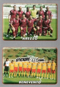 Figurina Squadra(Arezzo/benevento) - Calciatori 2008-2009 - Panini