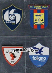 Sticker Scudetto(Cavese/crotone/foggia/foligno) - Calciatori 2008-2009 - Panini