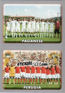 Cromo Squadra(Paganese/Perugia) - Calciatori 2008-2009 - Panini