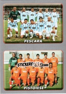 Sticker Squadra(Pescara/Pistoiese) - Calciatori 2008-2009 - Panini