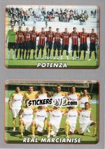 Figurina Squadra(Potenza/Real Marcianise) - Calciatori 2008-2009 - Panini