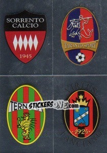 Sticker Scudetto(Sorrento/Taranto/Ternana/Virtus Lanciano) - Calciatori 2008-2009 n. 657 - Panini